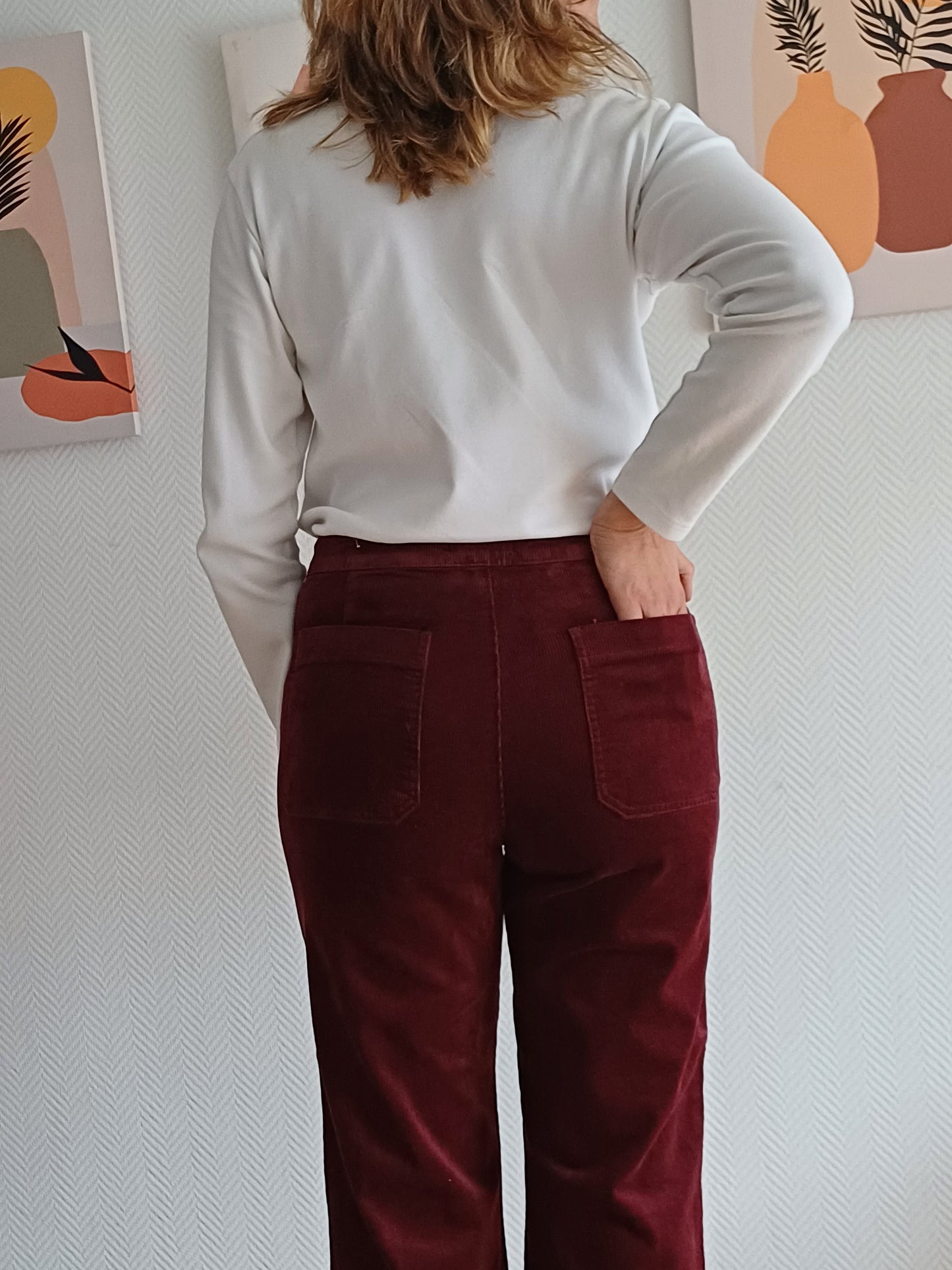 Pantalon en velours