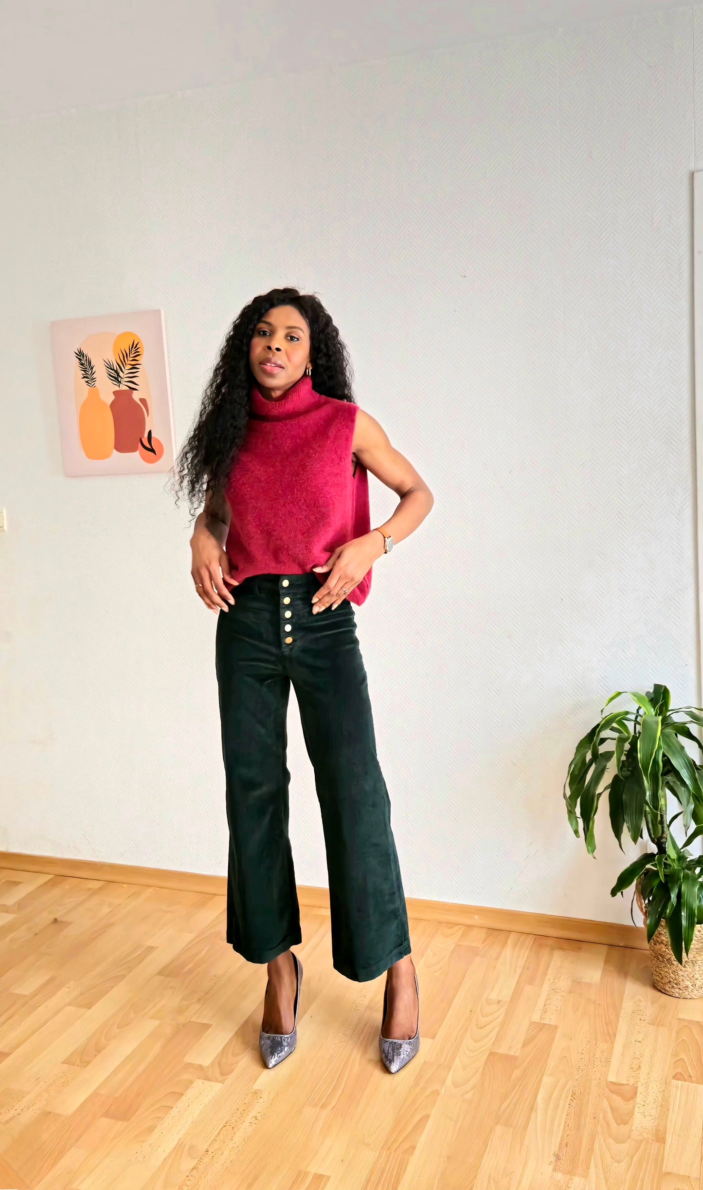 Pantalon velour valentina