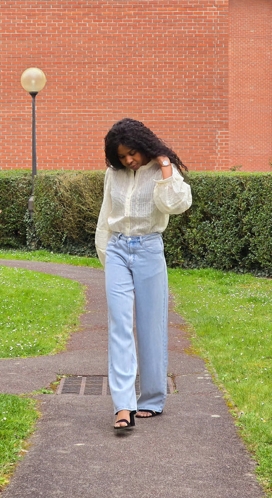 Pantalon taille haute wilène