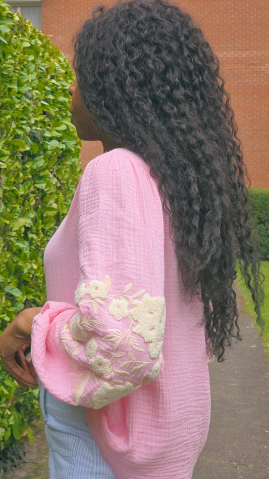 Blouse Pauline rose