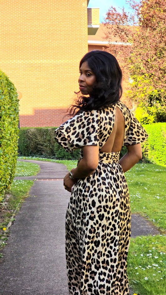 Robe imprimée Léopard Jessica