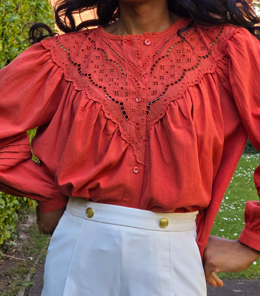 Blouse Pascaline terracotta
