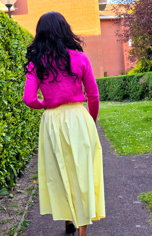 Jupe en popeline Marta