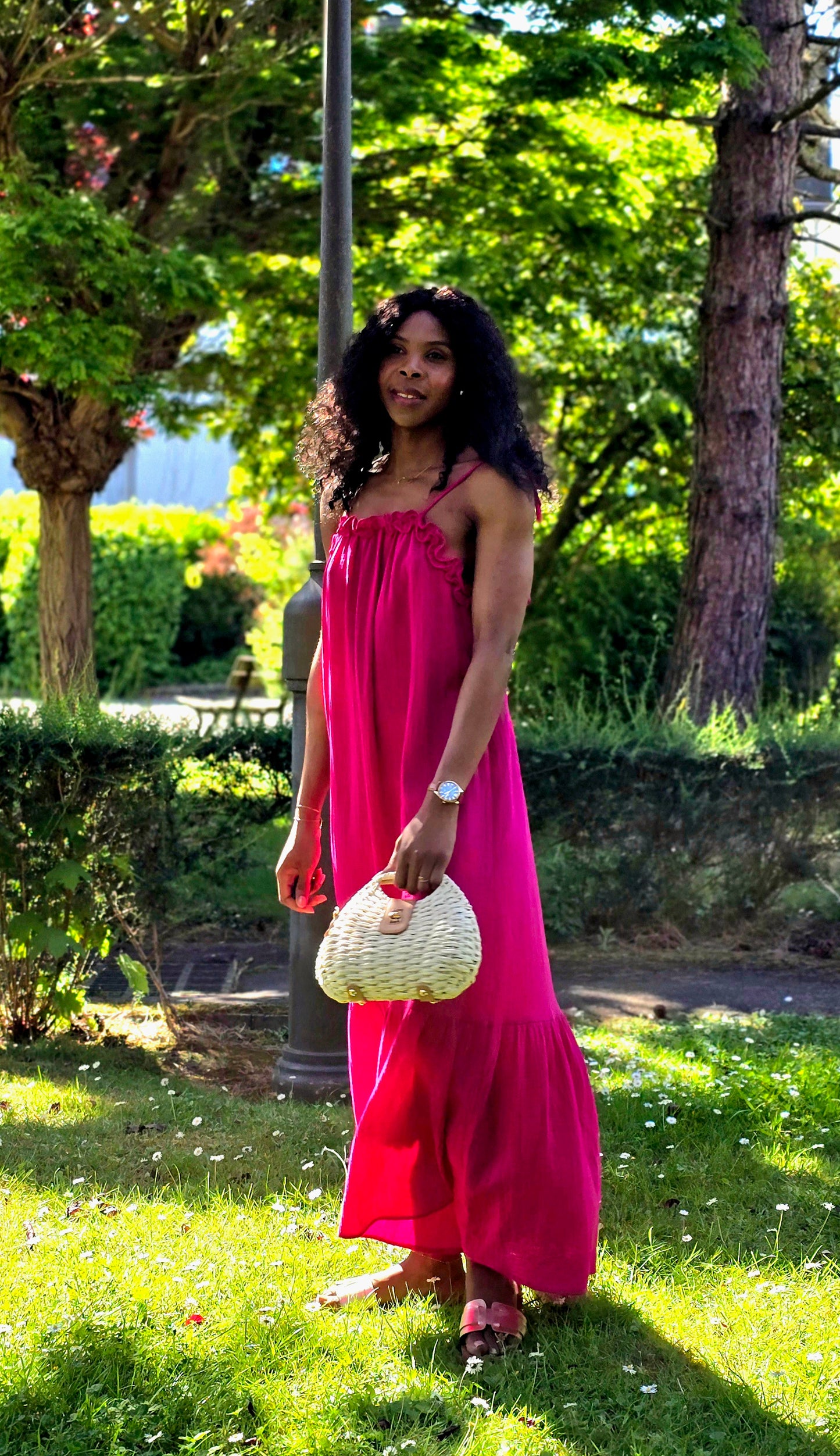 Robe en gaze de coton