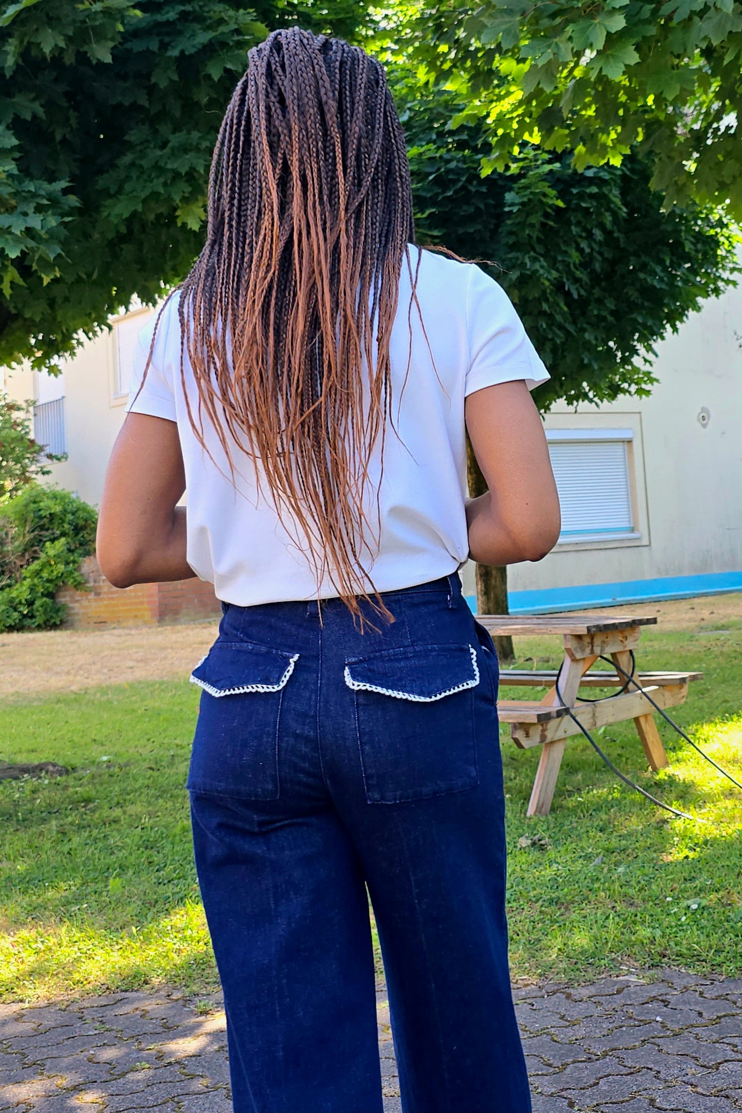 Jean poches à rabat VICHY