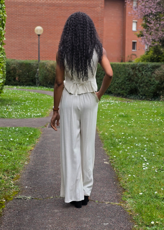 Pantalon en Lin fluide