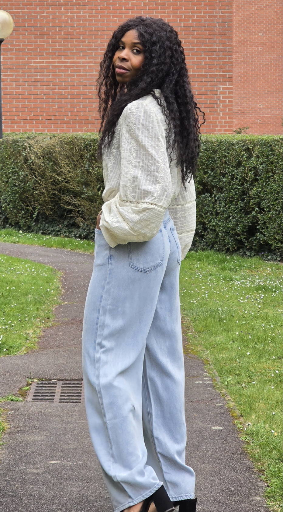 Pantalon taille haute wilène