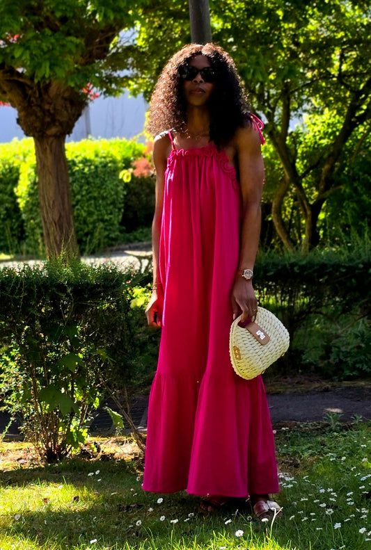 Robe en gaze de coton