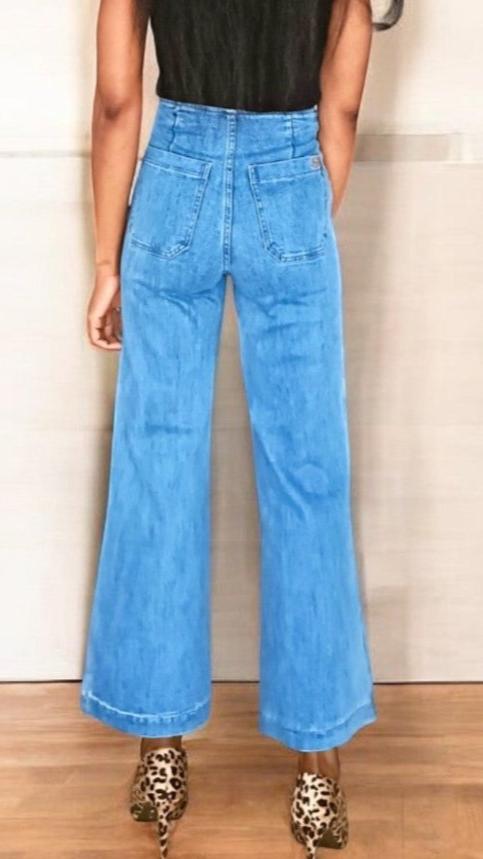 esma shop Jeans Taille haute esma shop modèle venise. back