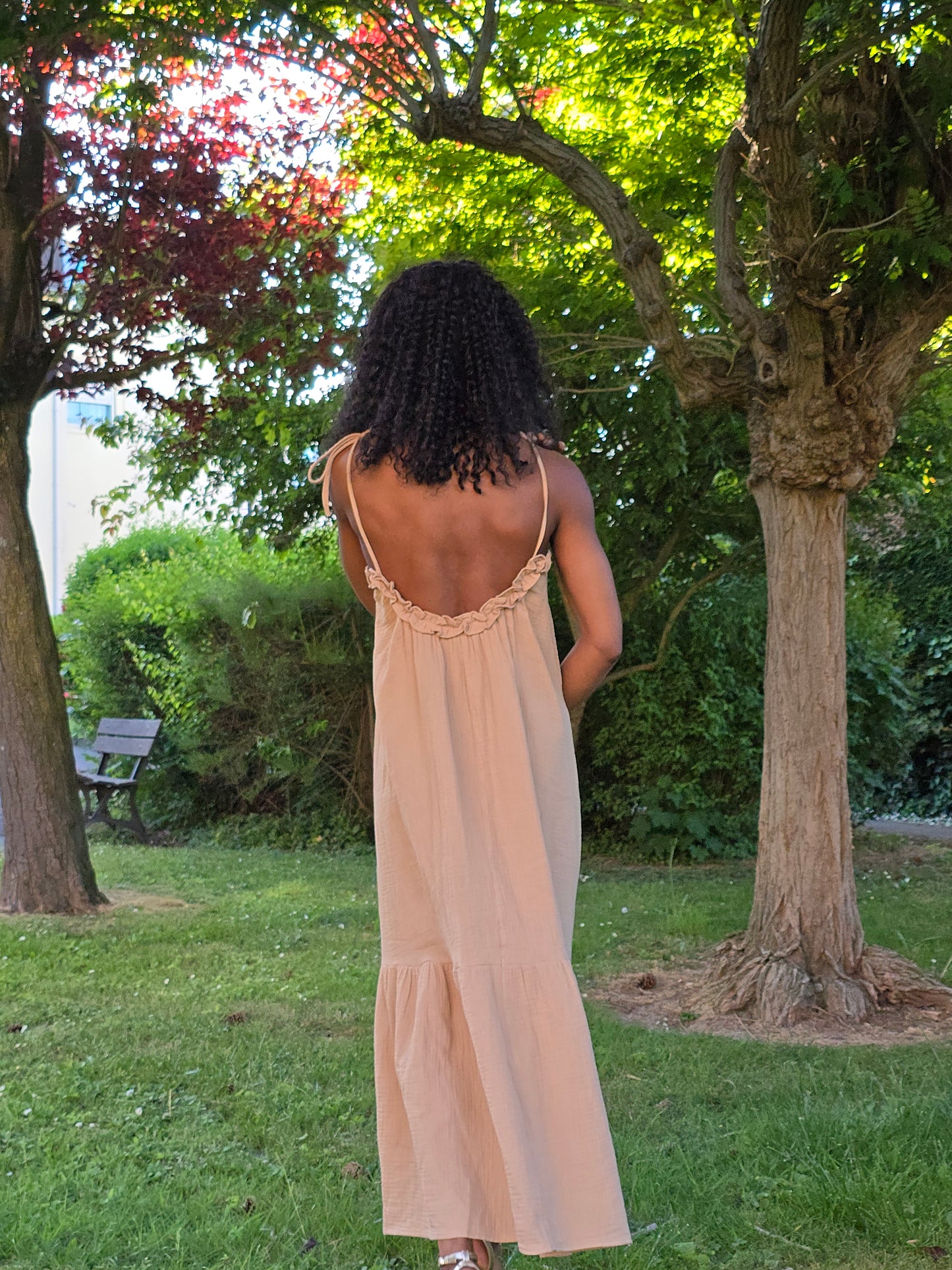 Robe en gaze de coton