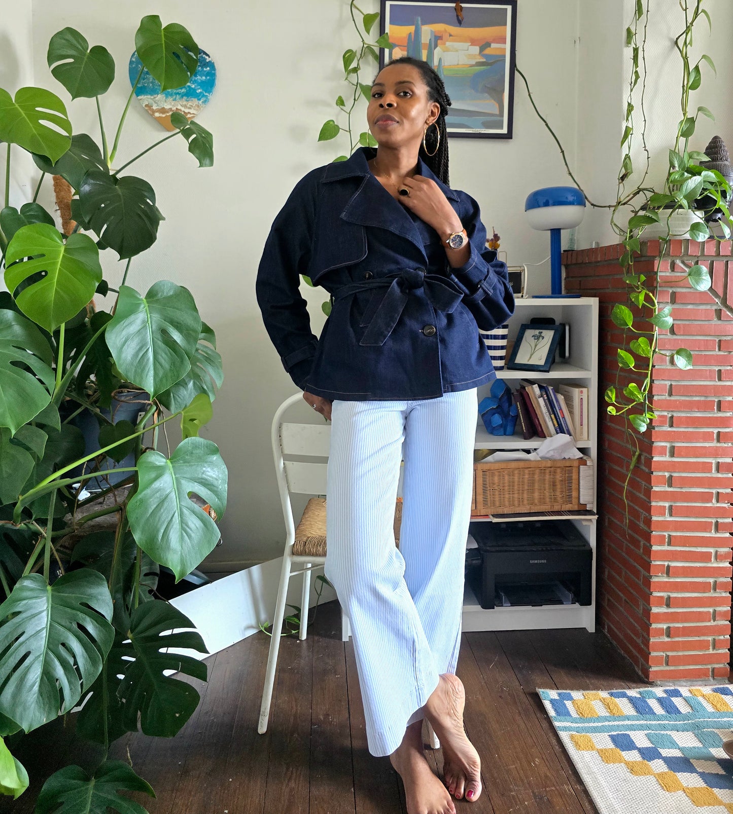 Trench denim brut esma shop