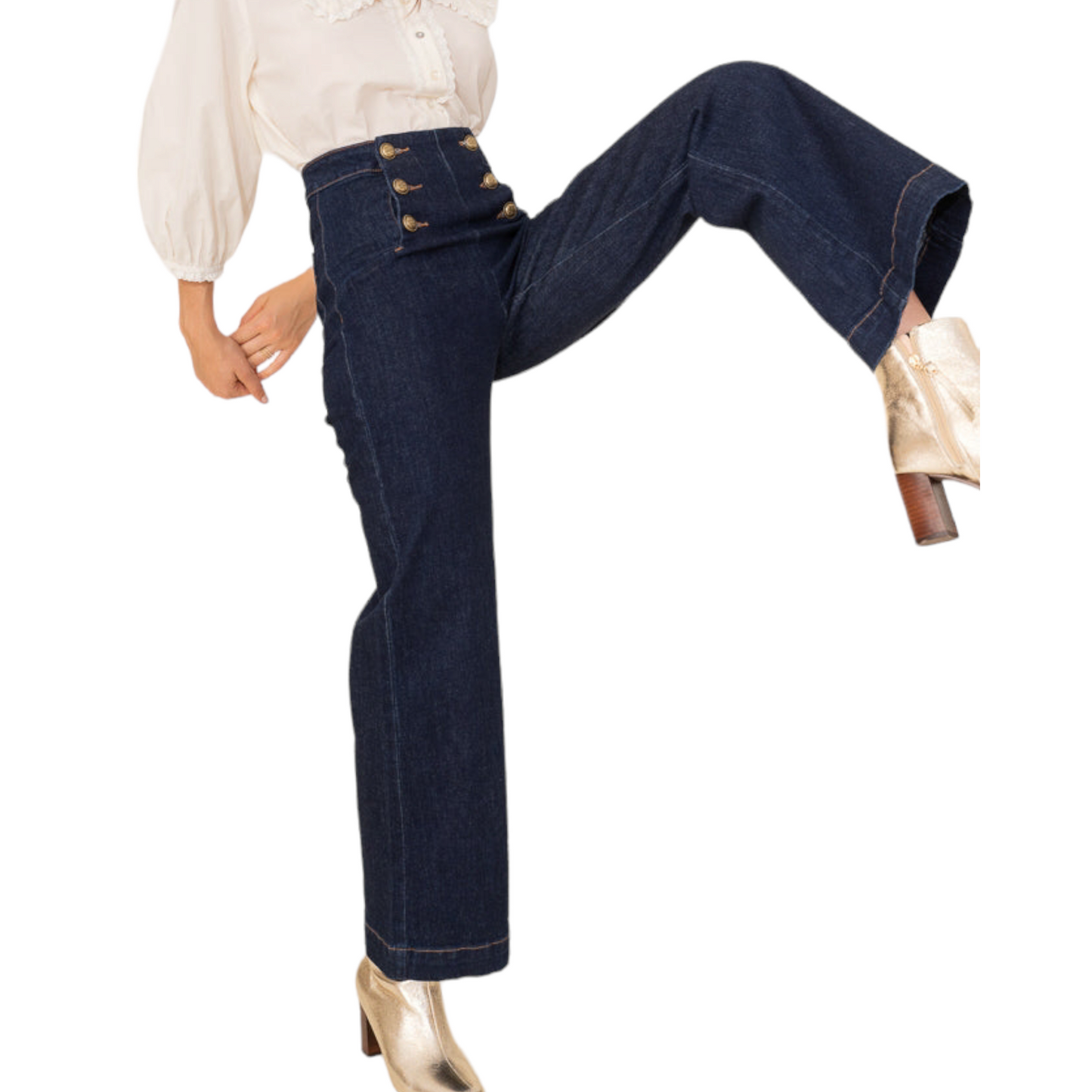 Jeans Denim taille haute