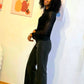 Jean flare Hélène taille haute