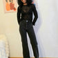 Jean flare Hélène taille haute