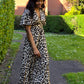 Robe imprimée Léopard Jessica