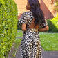 Robe imprimée Léopard Jessica