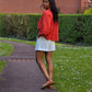 Blouse Pascaline terracotta