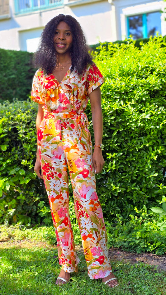 Combinaison imprimée florale  Laurence