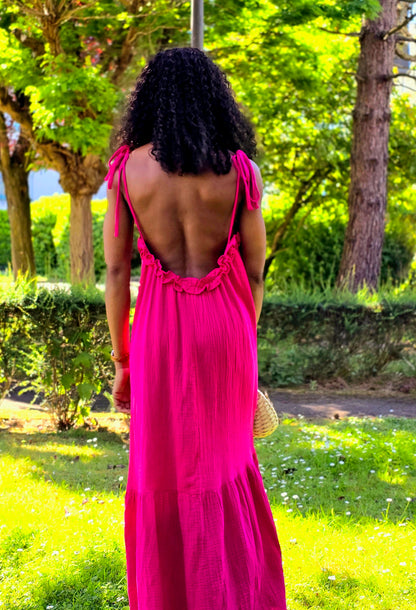 Robe en gaze de coton