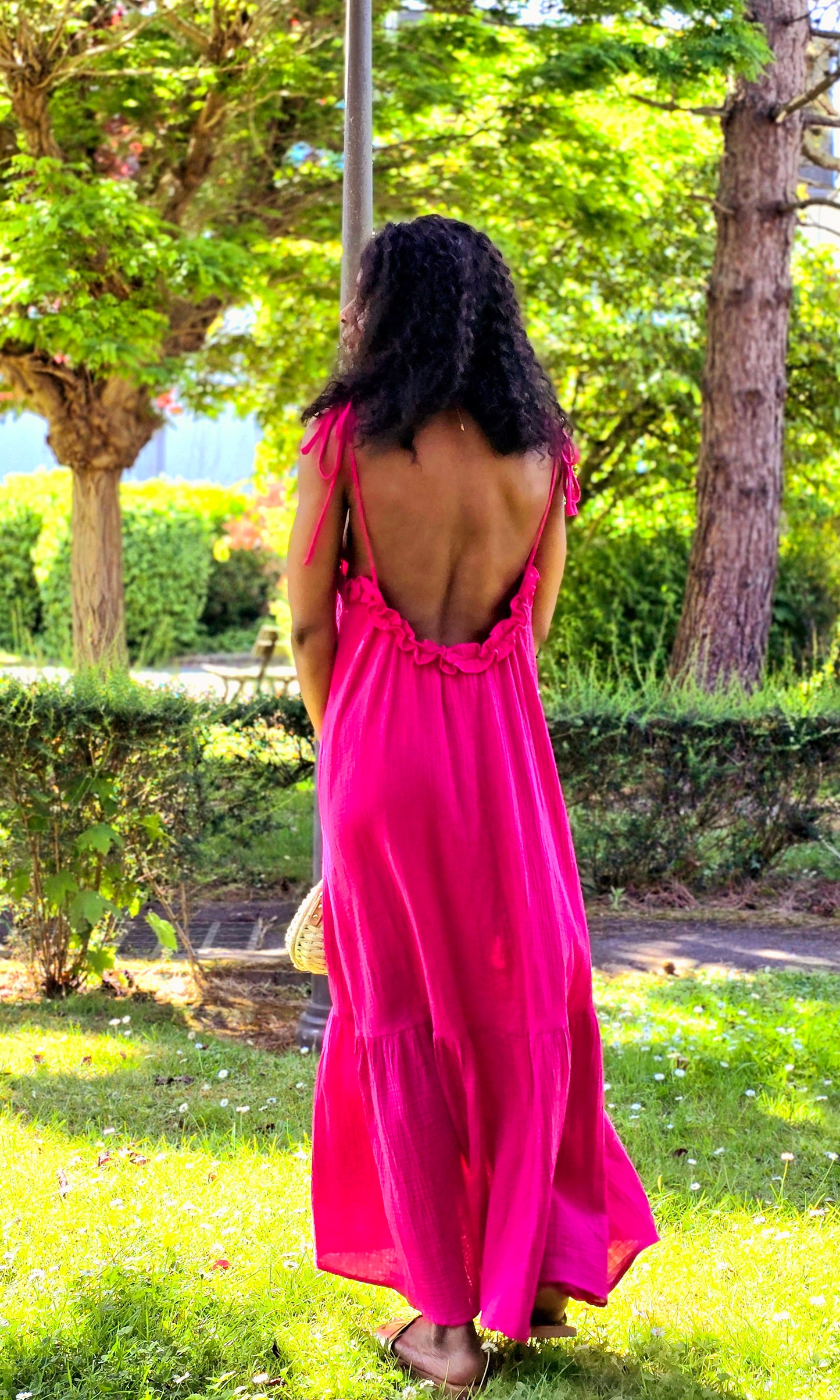 Robe en gaze de coton