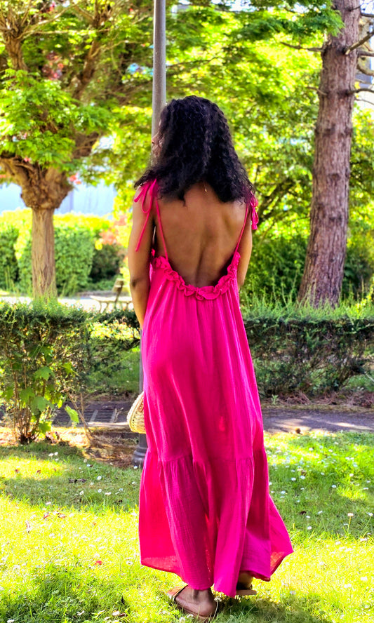 Robe en gaze de coton