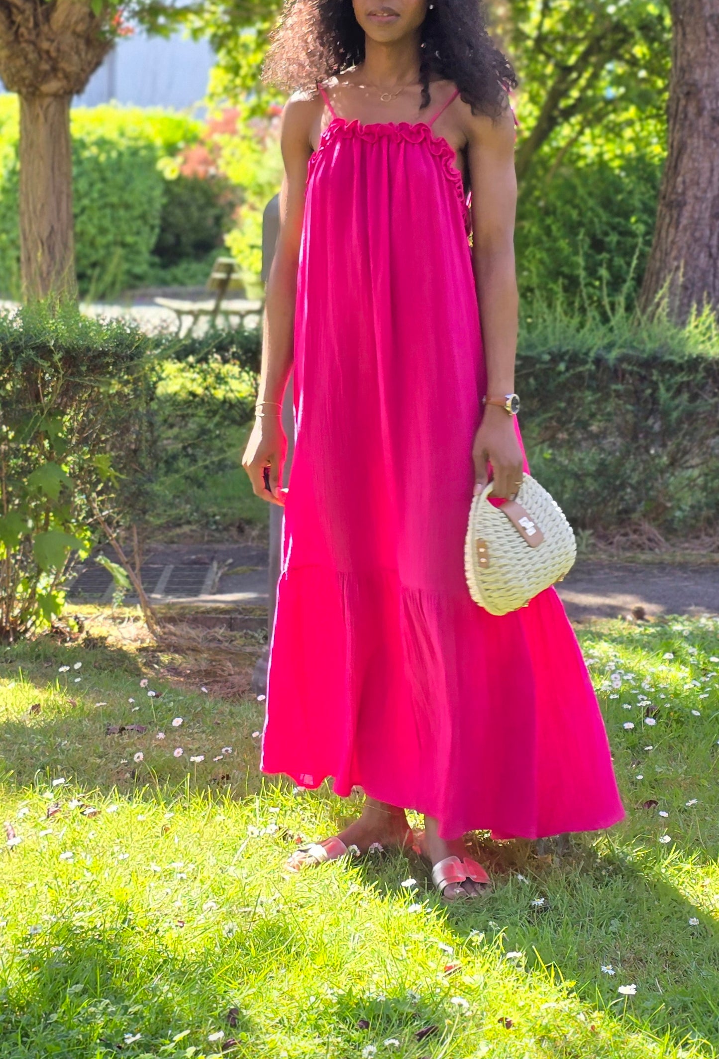 Robe en gaze de coton