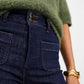 Jean taille haute coupe Flare Elena