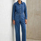 Combinaison en denim – Manches longues