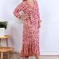 Robe à imprimé floral