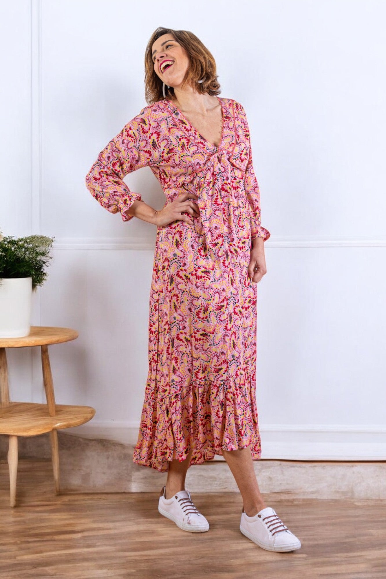 Robe à imprimé floral