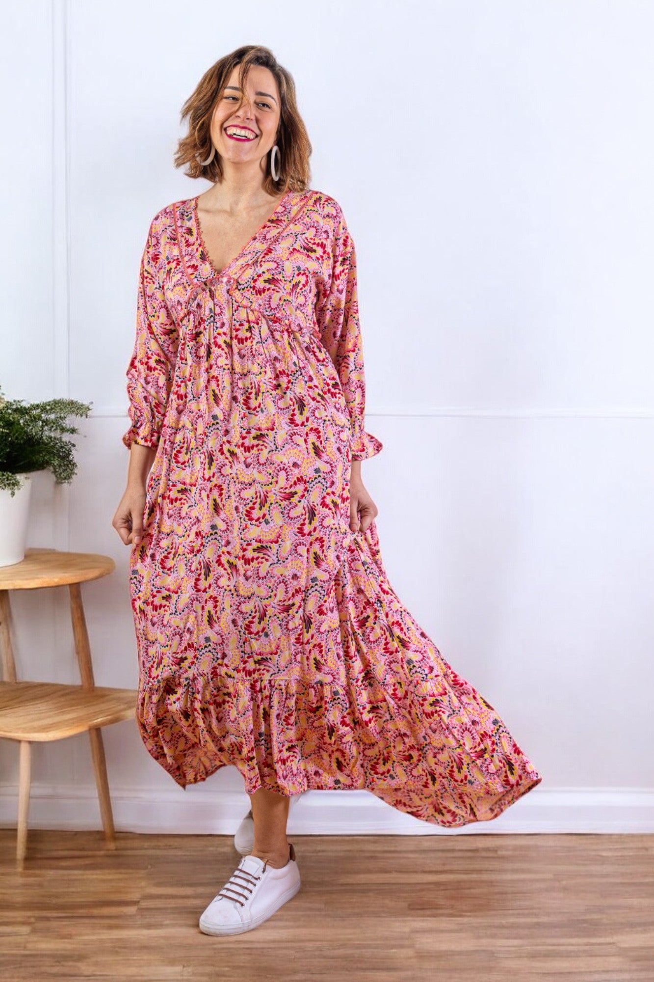 Robe à imprimé floral