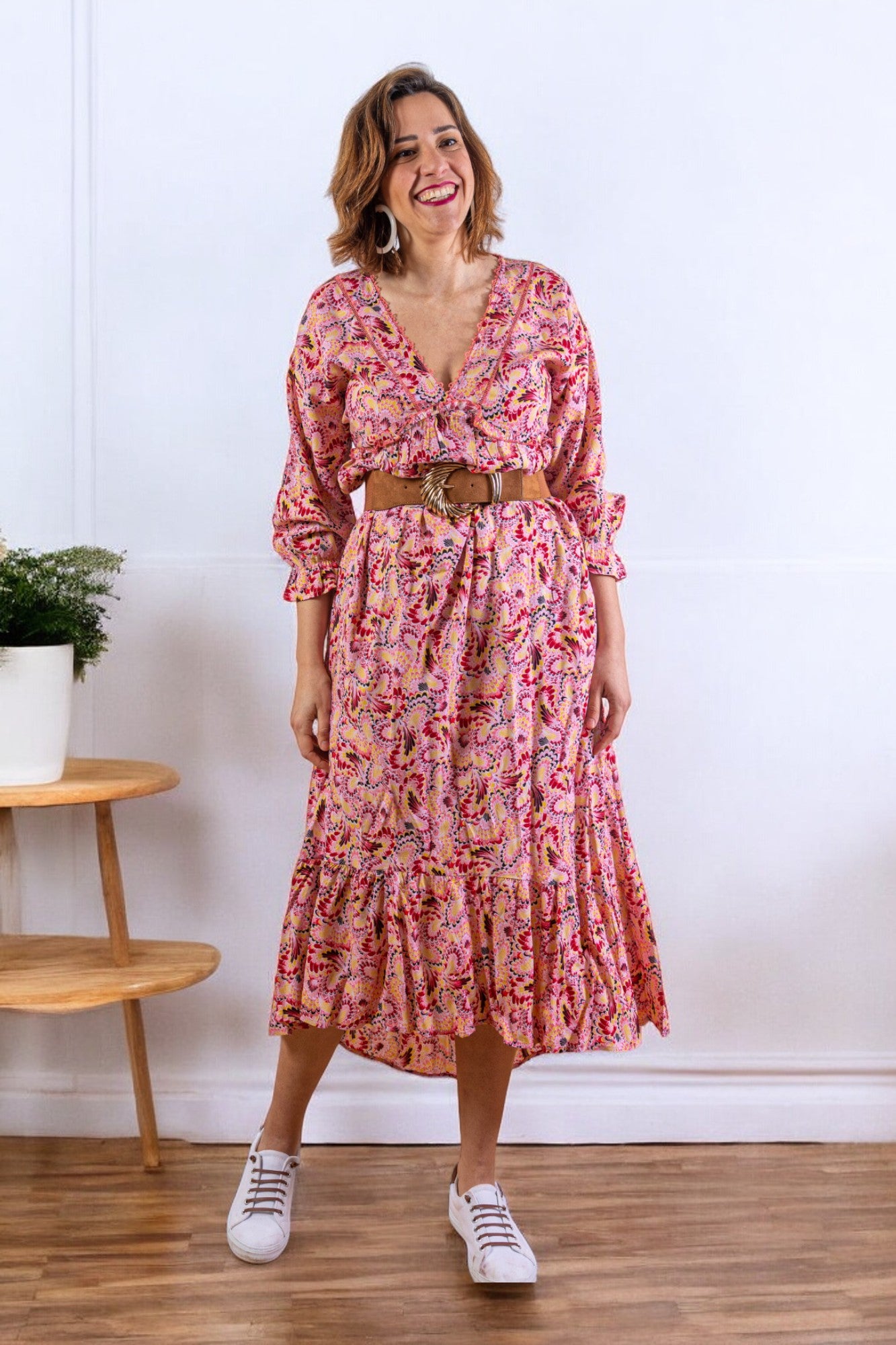 Robe à imprimé floral