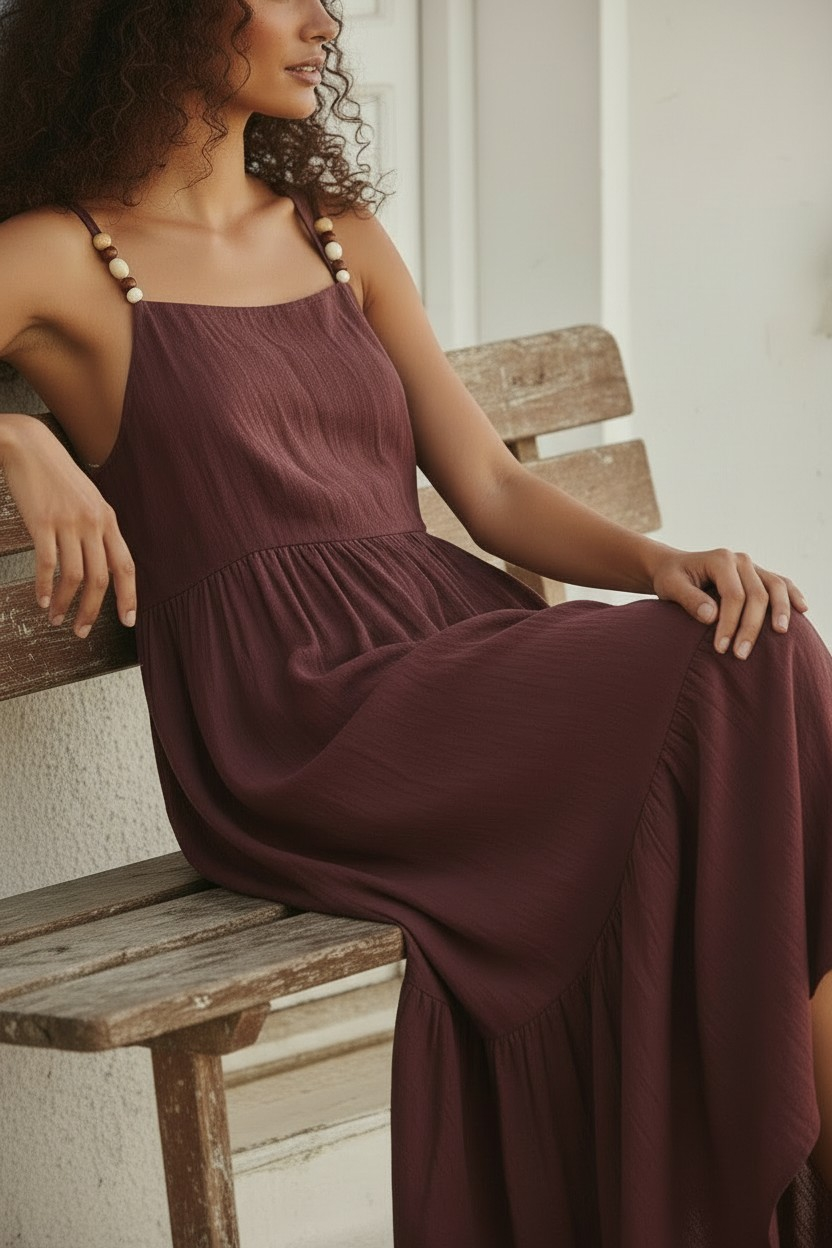 Esma shop robe chocolat 