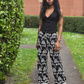 Pantalon  brodé fluide Laure