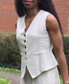 Gilet  en Lin fluide