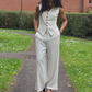 Pantalon  en Lin fluide