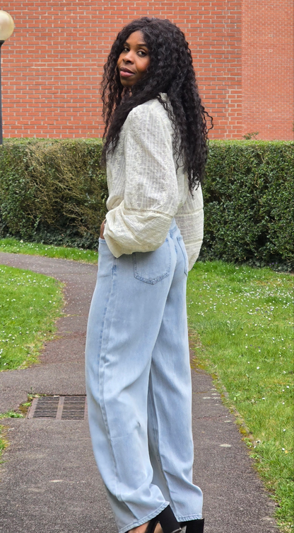 Pantalon taille haute wilène