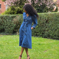 Robe midi en jean
