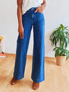 Jeans taille haute leg