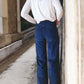 Pantalon wide en velours côtelé