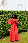 Longue Robe en voile de coton