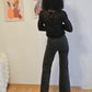 Jean flare Hélène taille haute
