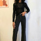 Jean flare Hélène taille haute