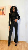 Jean flare Hélène taille haute