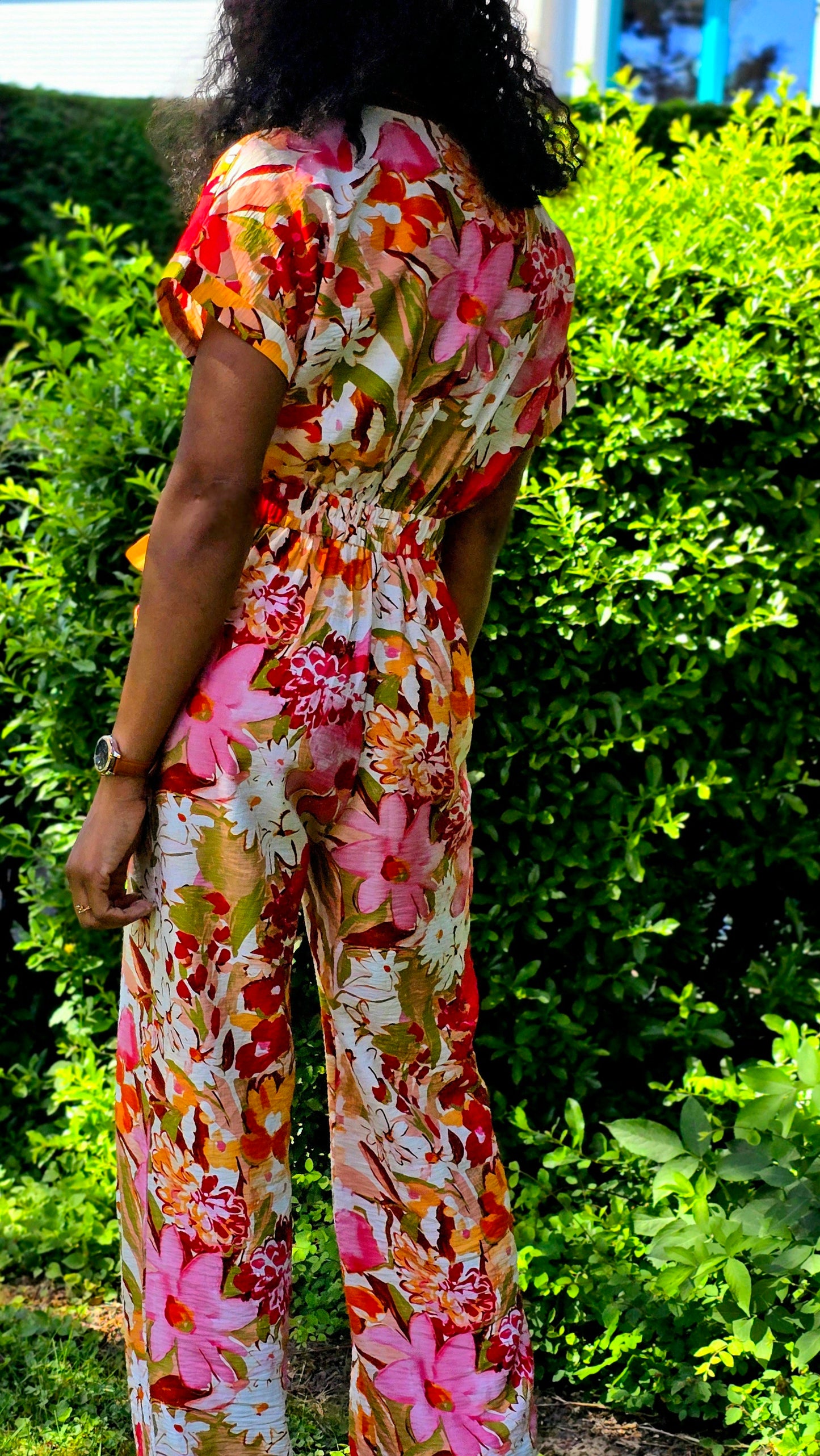 Combinaison imprimée florale  Laurence