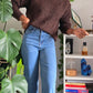 Pull  col rond chocolat