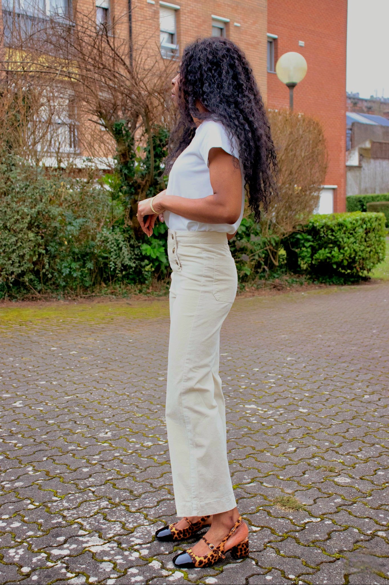 Pantalon viky  velours côtelé