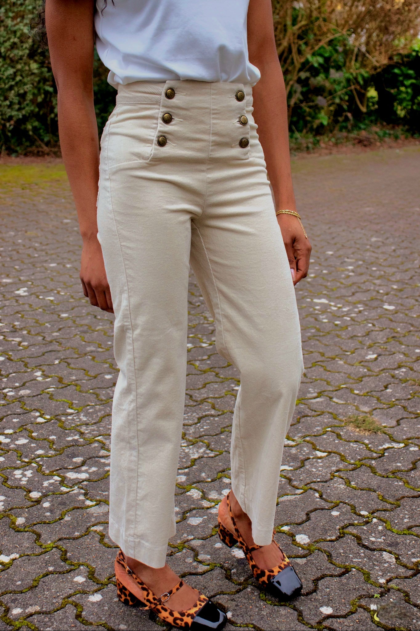 Pantalon viky  velours côtelé