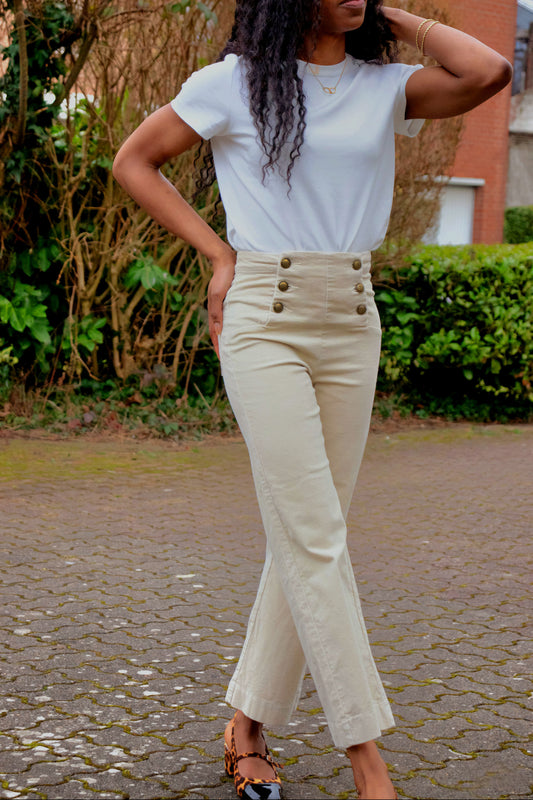 Pantalon viky  velours côtelé