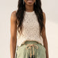Short taille haute avec ceinture